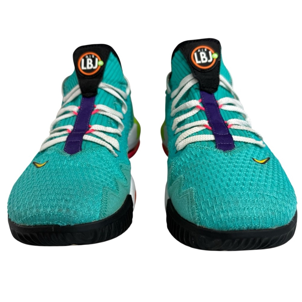 Nike LeBron 16 Low Air LBJ Hyper Jade Basketball Shoes Men’s 11 - Picture 13 of 17